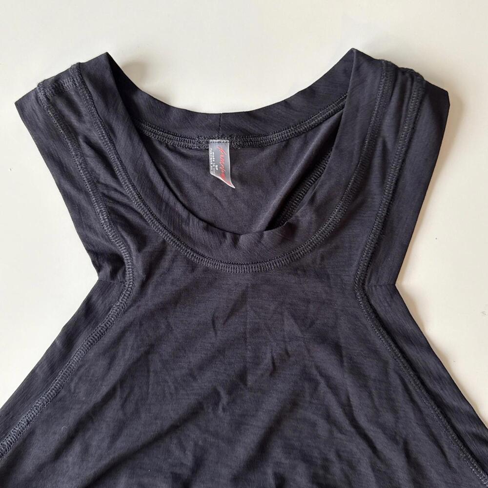 FP Movement by Free People Silver Lining Tempo Tank Black NWT Size M - Picture 5 of 8